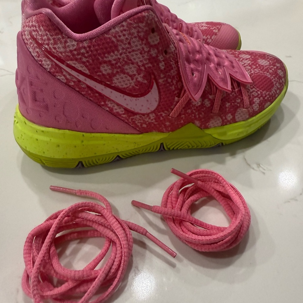 Nike Kids Pink and Yellow Sneakers